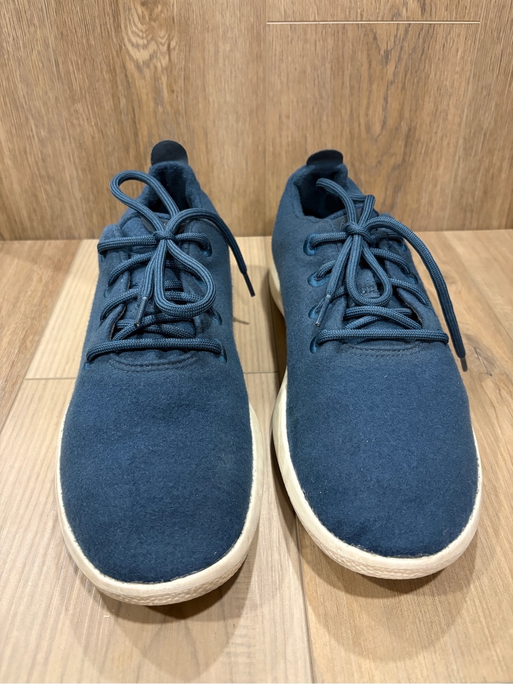 allbirds 0819 NV1 Men's Navy Lace-Up Merino Wool Sneakers Low Top size 12